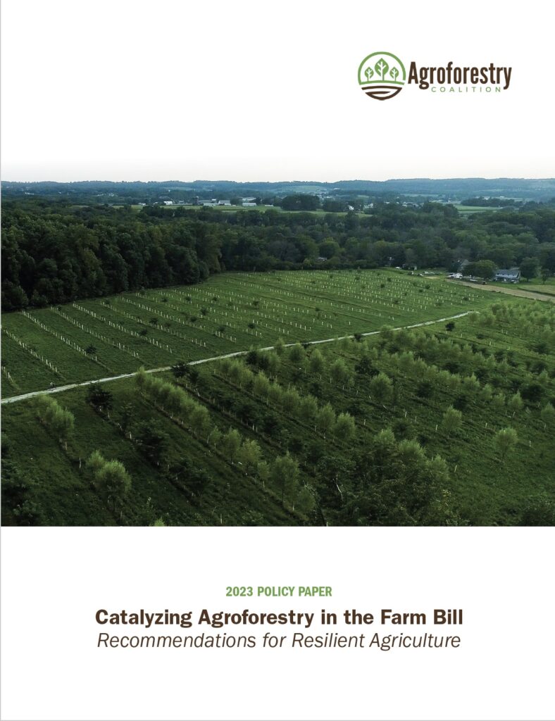 Catalyizing Agroforestry in the Farm Bill