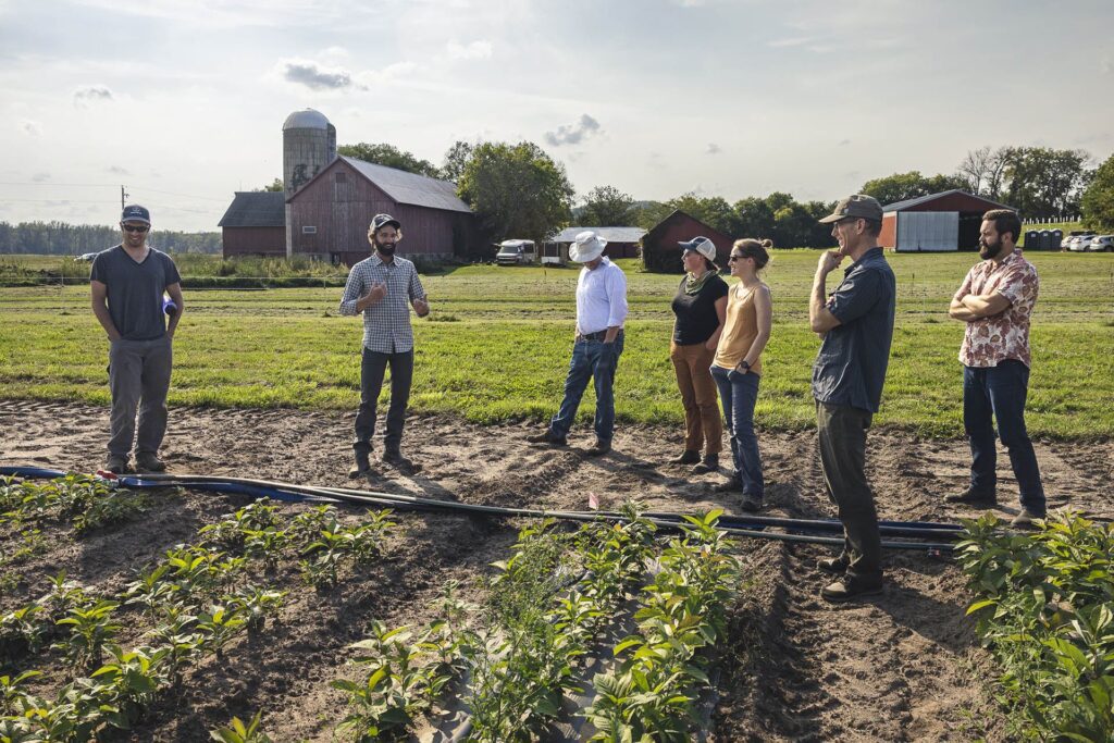 Savanna Institute Staff at north farm.